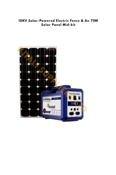 Get SkySail PLUS 75W solar electric fence kit with MPPT energizer, panel, mounts & wires. Secure your perimeter off‑grid with reliable, sustainable fencing.