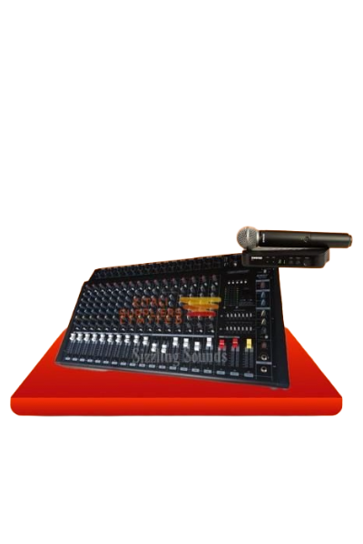 Get precise audio control with the Omax 16-Channel Mixer. Includes a free Shure microphone—perfect for studio recording, live events, podcasting, and more.