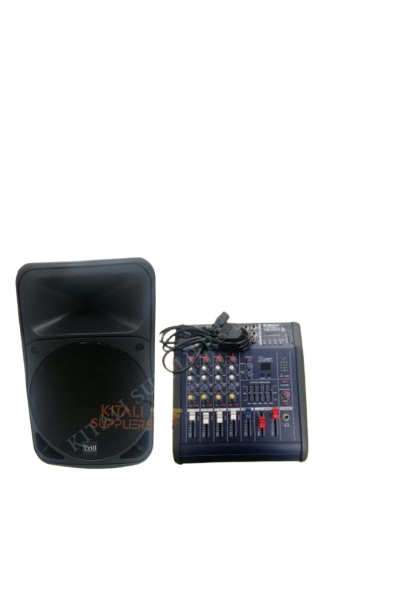 Buy the Trill powered speaker and 4-channel mixer bundle for clear, powerful sound and multi-source audio control. Perfect for live events, parties, and studios.
