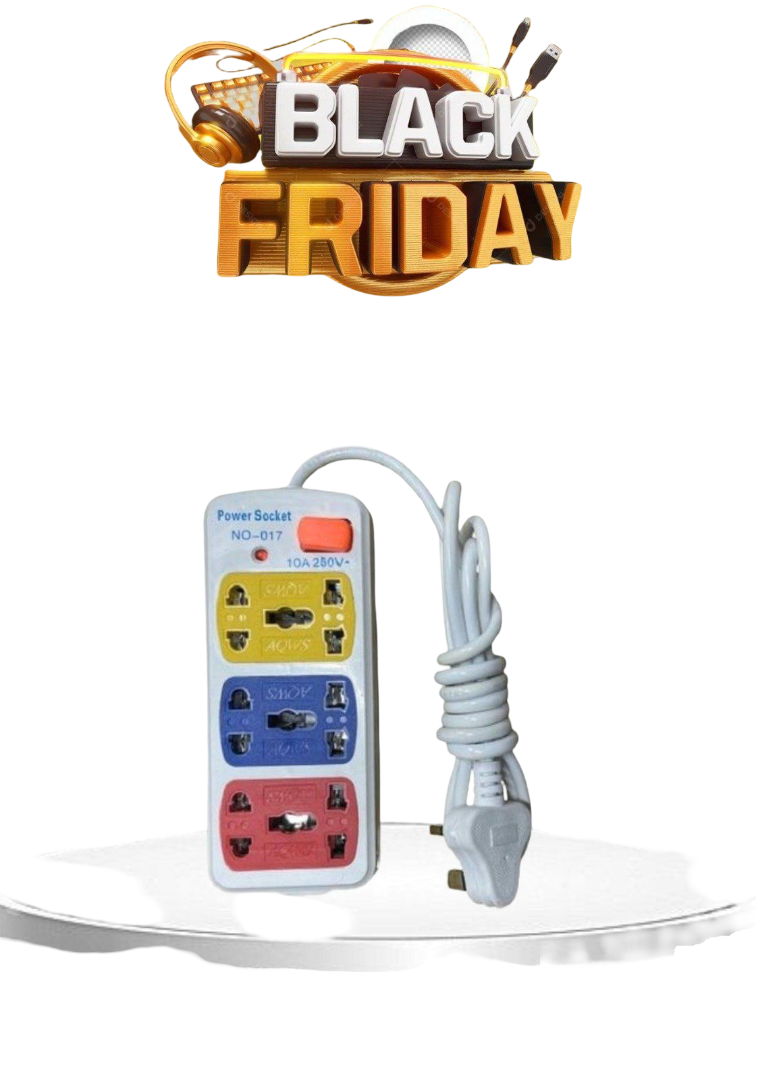 Don’t miss Kilimall’s Black Friday deal! Get a high-quality multiplug switched socket extension with surge protection – perfect for home or office.