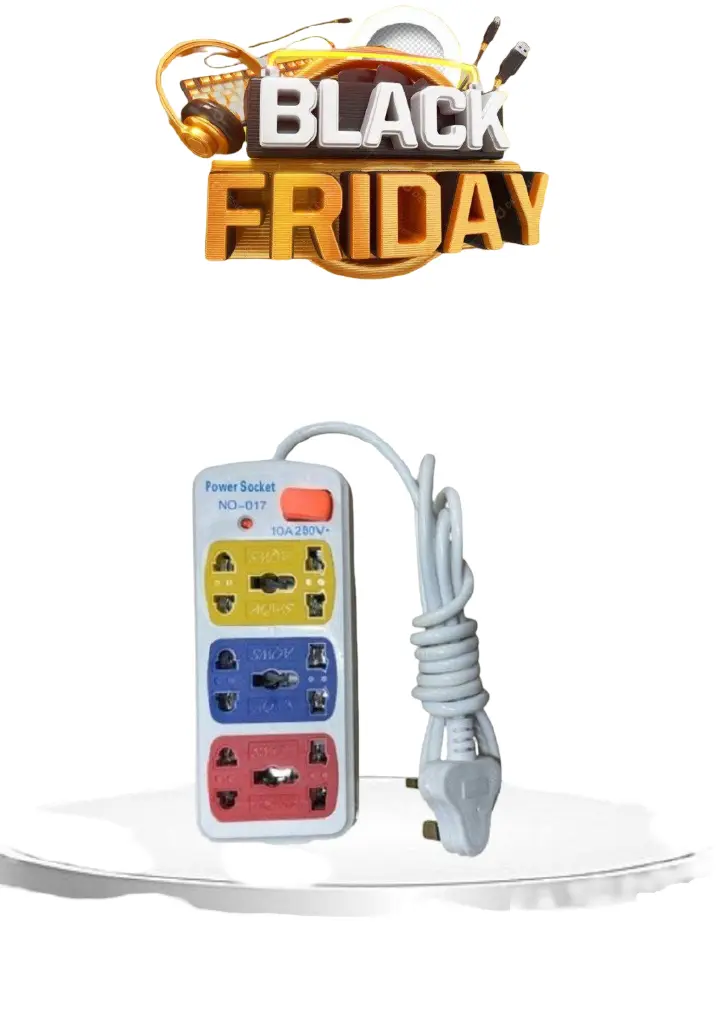 Don’t miss Kilimall’s Black Friday deal! Get a high-quality multiplug switched socket extension with surge protection – perfect for home or office.