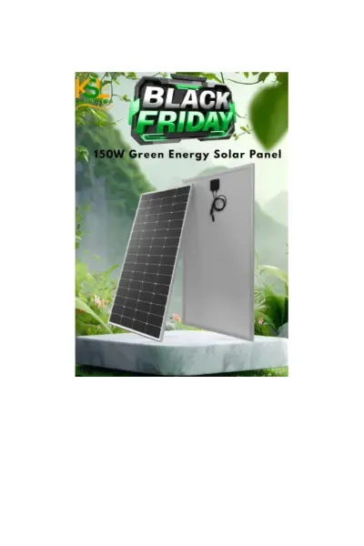 Green Energy150 W Solar Panel – Reliable Small-Scale Monocrystalline Module for Off-Grid & Roof Use