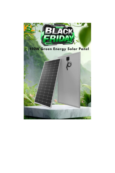 Green Energy150 W Solar Panel – Reliable Small-Scale Monocrystalline Module for Off-Grid & Roof Use