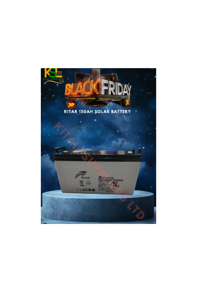🔥 Black Friday Mega Deal! RITAR 150Ah Solar Battery – Deep Cycle, Long Backup & Maintenance-Free 🔋
