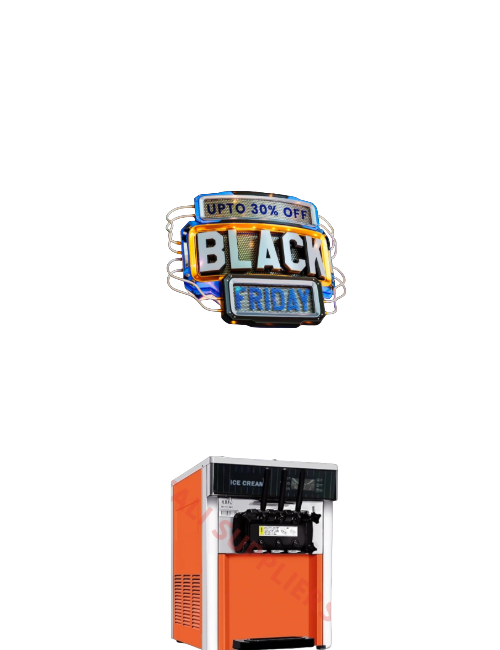 🔥 Black Friday Deal – Commercial Ice Cream Maker Machine 🍦

Boost your ice cream business this Black Friday with a high-capacity commercial soft serve machine! Designed for restaurants, cafés, hotel