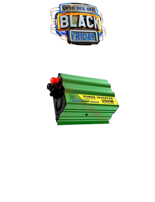 🔥 BLACK FRIDAY OFFER – UP TO 30% OFF 🔥
300W SolarMax Power Inverter – Portable & Reliable Backup Power