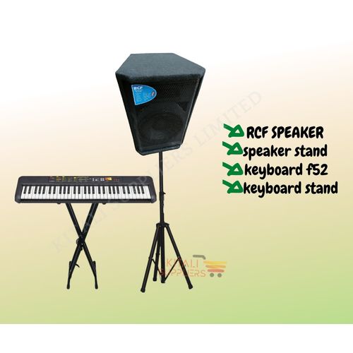 🔥 BLACK FRIDAY MEGA MUSIC COMBO OFFER 🔥
RCF Speaker + Keyboard F52 + Speaker Stand + Keyboard Stand
