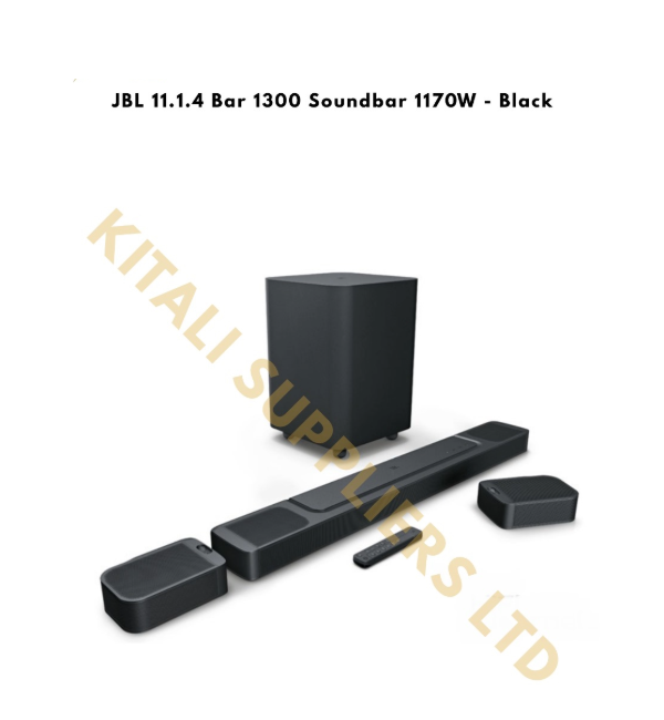 🎵 JBL BAR 1300 11.1.4 Channel Soundbar with 1170W Power & Wireless Subwoofer – Cinematic Sound Redefined