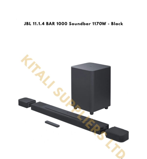 🎵 JBL BAR 1000 11.1.4 Channel Soundbar with 1170W Power – Ultimate Cinematic Audio Experience