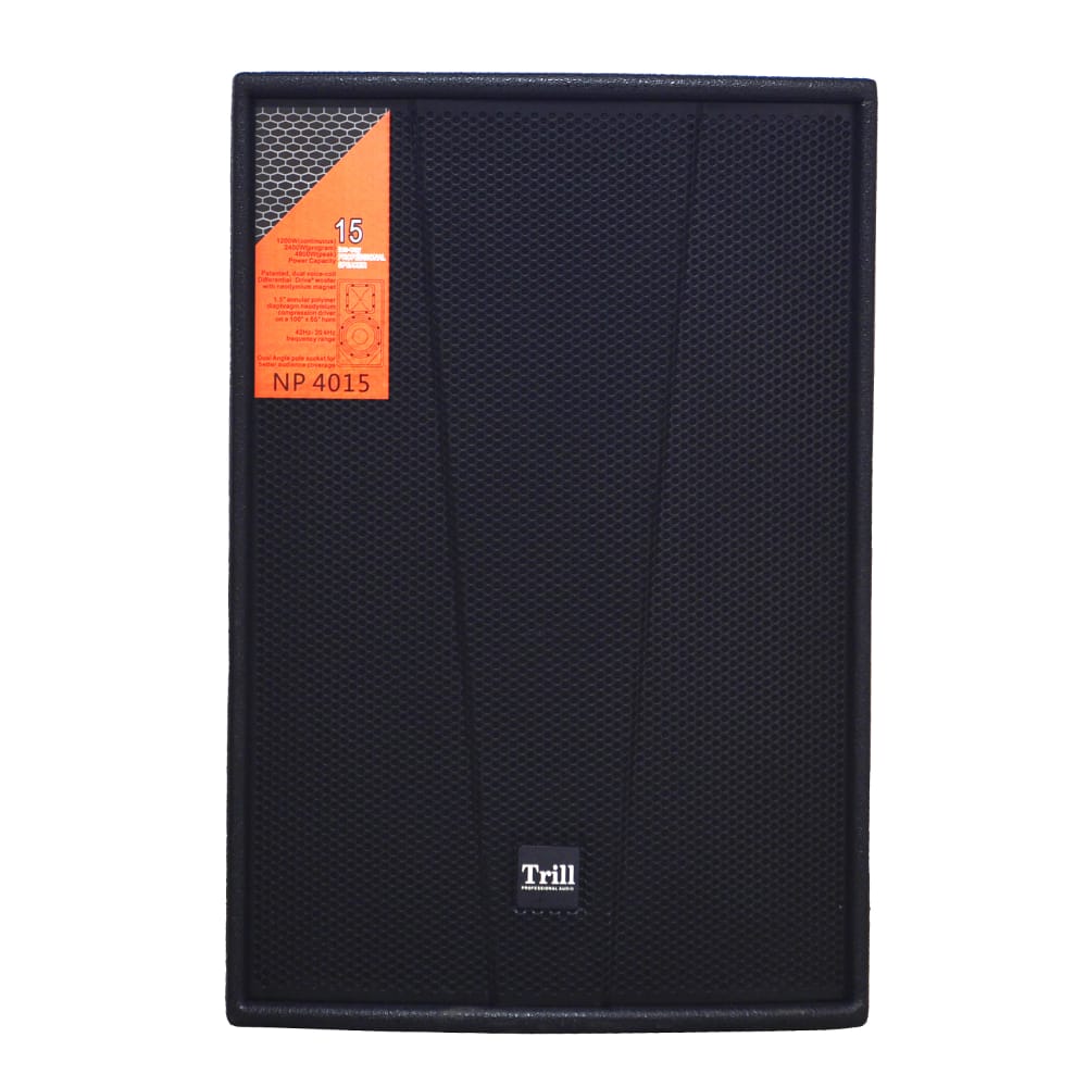 Trill NP4015 15" Professional Speaker – High-Power, Deep Bass Performance for Events, DJs & PA Systems