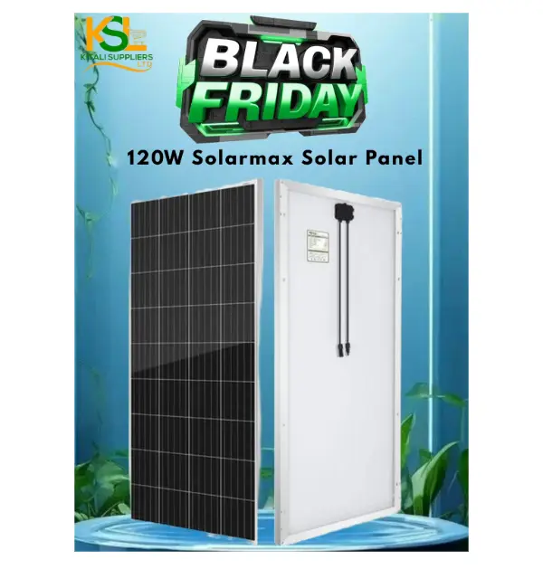☀️ 120W Solarmax Solar Panel – High Efficiency & Durable Solar Power ⚡