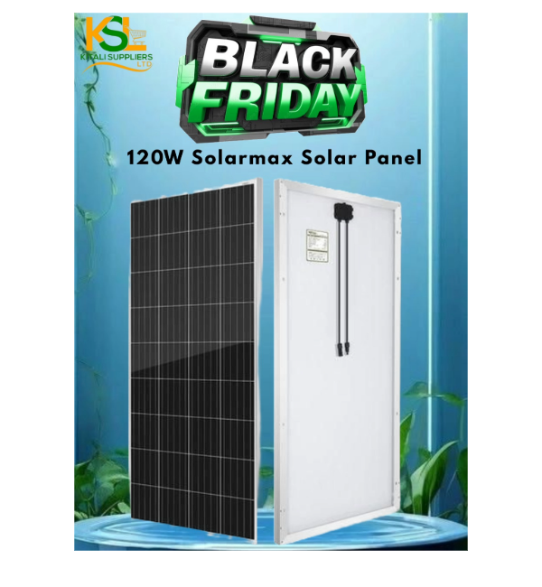☀️ 120W Solarmax Solar Panel – High Efficiency & Durable Solar Power ⚡