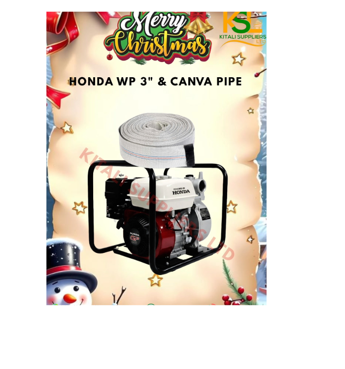🎄🎁 Christmas Mega Sale! Honda 3" Water Pump + 2 Pieces 2" Canvas Pipe (50M) 🎅✨
Heavy-Duty • High Volume • Ideal for Farms, Construction & Water Transfer