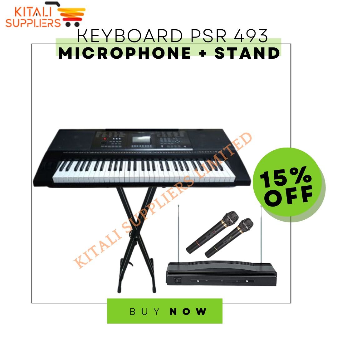 🎹 PSR Keyboard – Free Wireless Microphone Included 🎤 | Perfect for Beginners & Performers