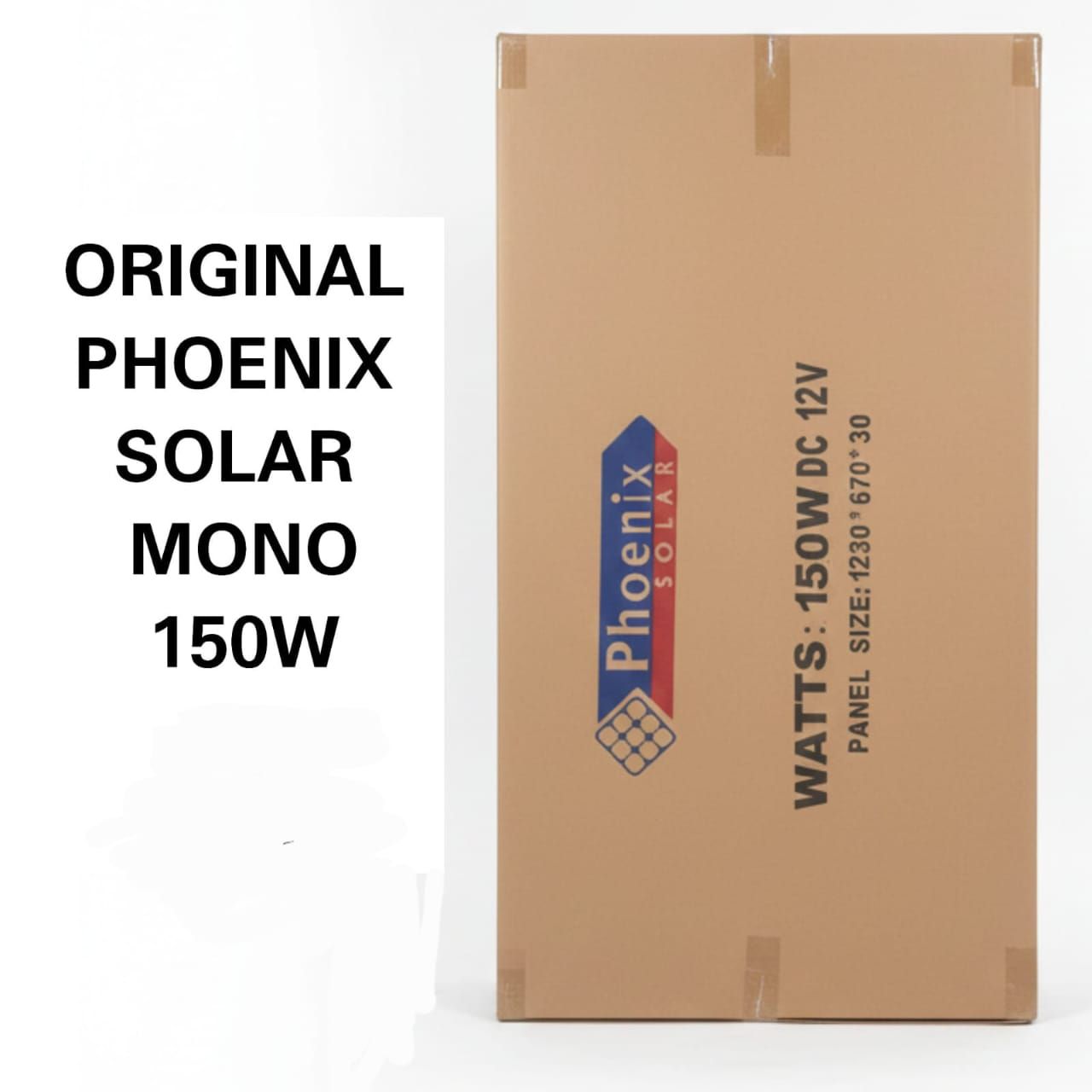 Phoenix 150W Monocrystalline Solar Panel – High‑Efficiency 12V Solar Power Module