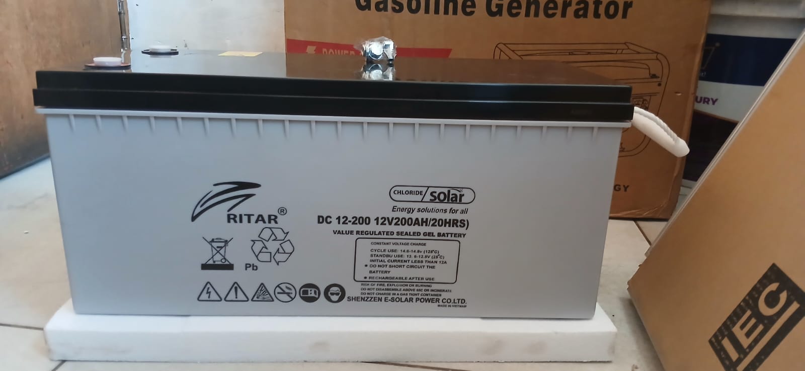 🔋 200Ah Ritar SolarGel Battery | High-Performance Deep Cycle Solar Battery ☀️