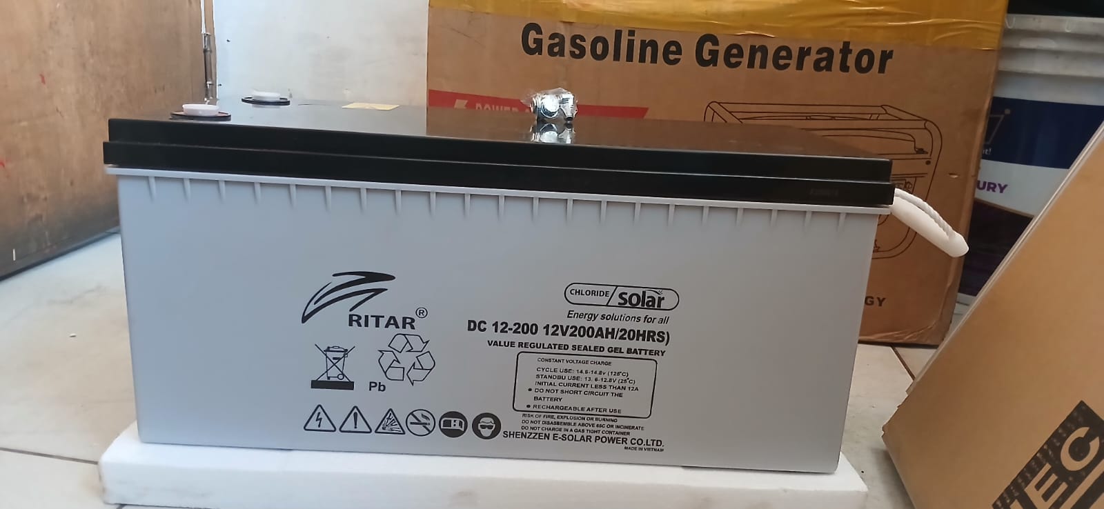 🔋 200Ah Ritar SolarGel Battery | High-Performance Deep Cycle Solar Battery ☀️