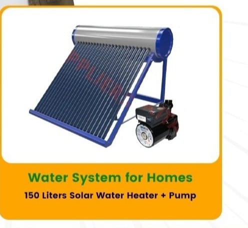 150 Litres Water Heater with Booster Pump – High Capacity Hot Water System