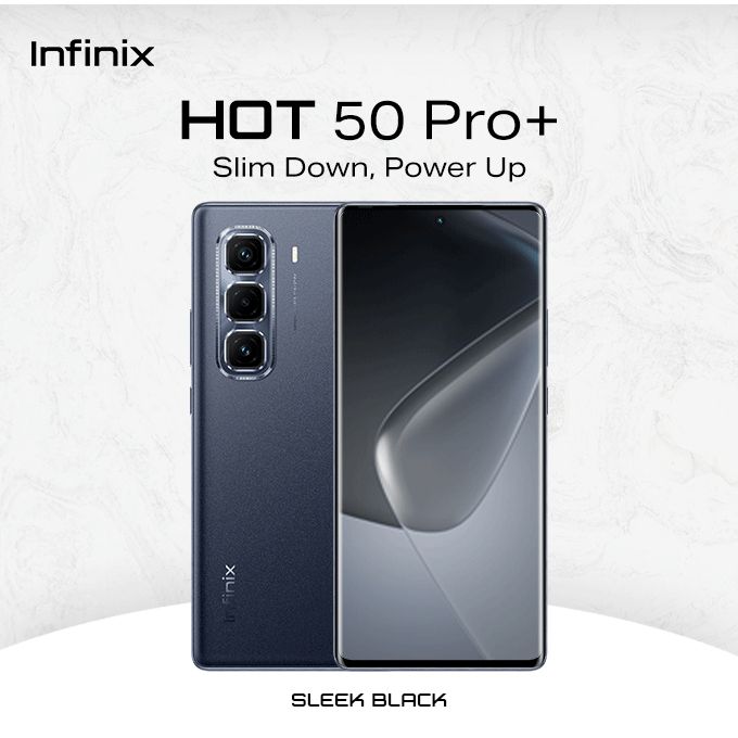 BLACK FRIDAY DEALS BRAND NEW Infinix Hot 50 Pro Plus' 6.78 inches"(8+8)16GB RAM+256GB ROM' 5,000 mAh" Dual SIM  COMES WITH FREE GIFTS ( AIRPODS + SMART WATCH +POWERBANK ) FOR YOU