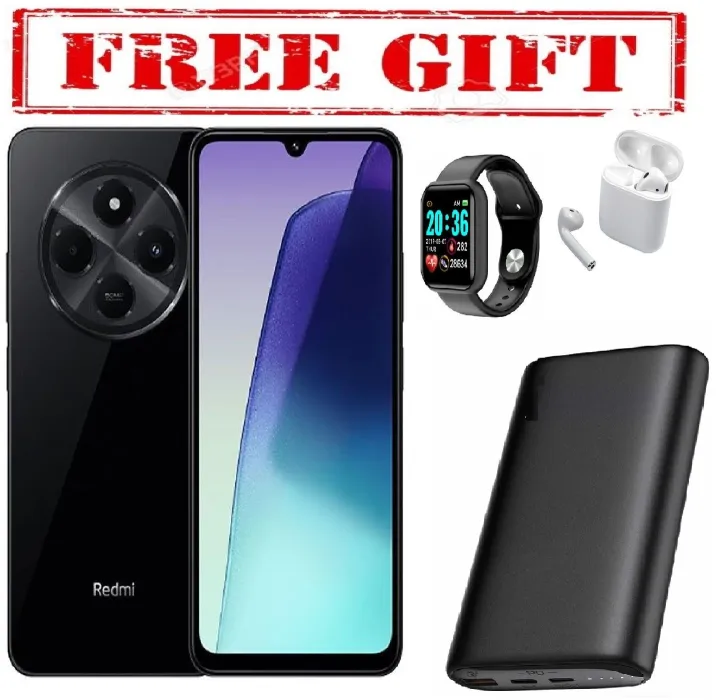 BACK  TO SCHOOL BRAND NEW SMART PHONES!!!  XIAOMI Redmi 14C, 6.88" (8GB RAM+256GB Storage) (Dual Sim) 5160mAh  COMES WITH FREE GIFTS (POWER BANK +AIR PODS +SMART WATCH) FOR YOU