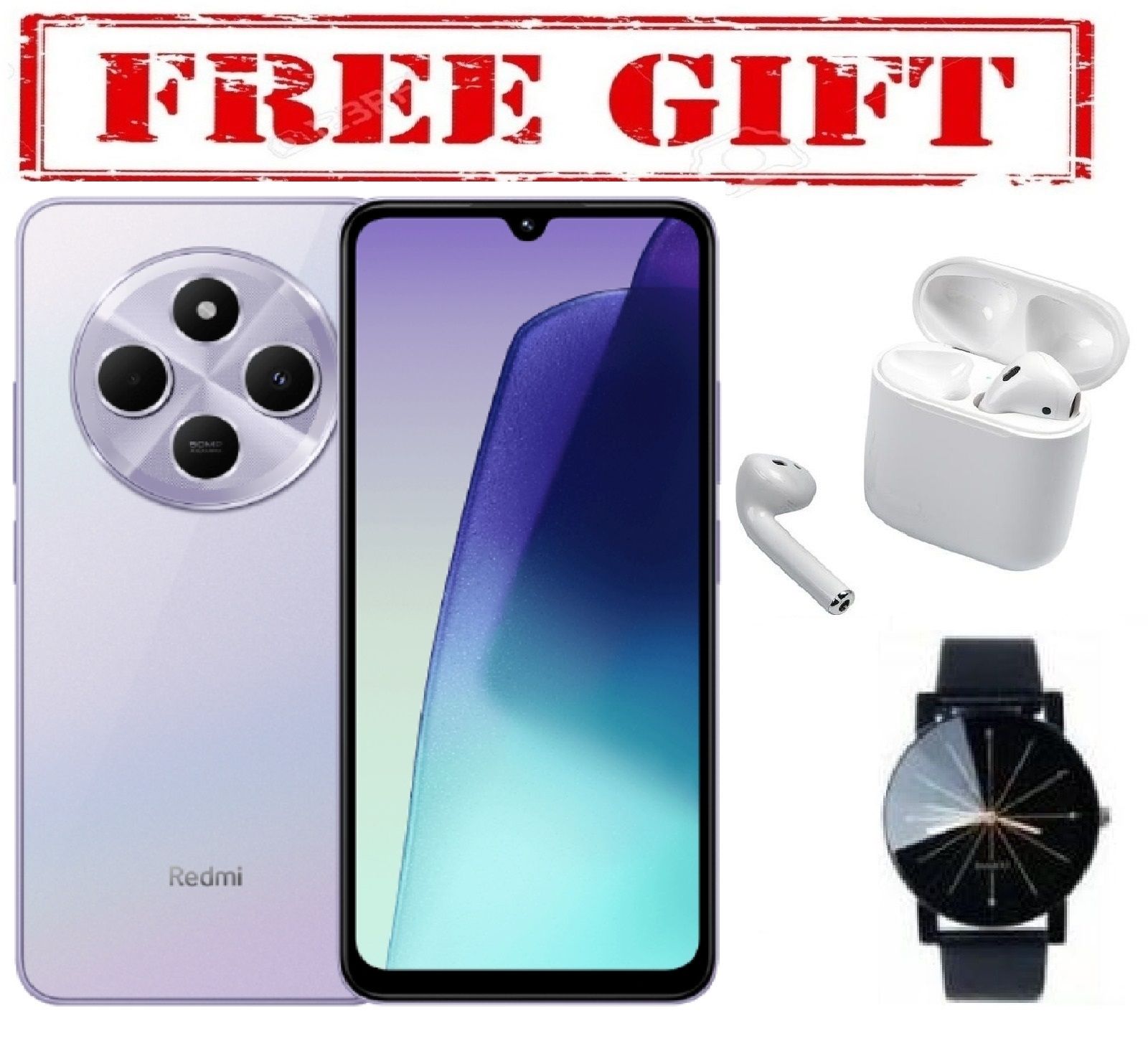 BLACK FRIDAY OFFER !!!  XIAOMI Redmi 14C, 6.88" (8GB RAM+256GB Storage) (Dual Sim) 5160mAh COMES WITH FREE GIFTS (AIR PODS + WATCH) FOR YOU COMES WITH FREE GIFTS (AIR PODS + WATCH) FOR YOU