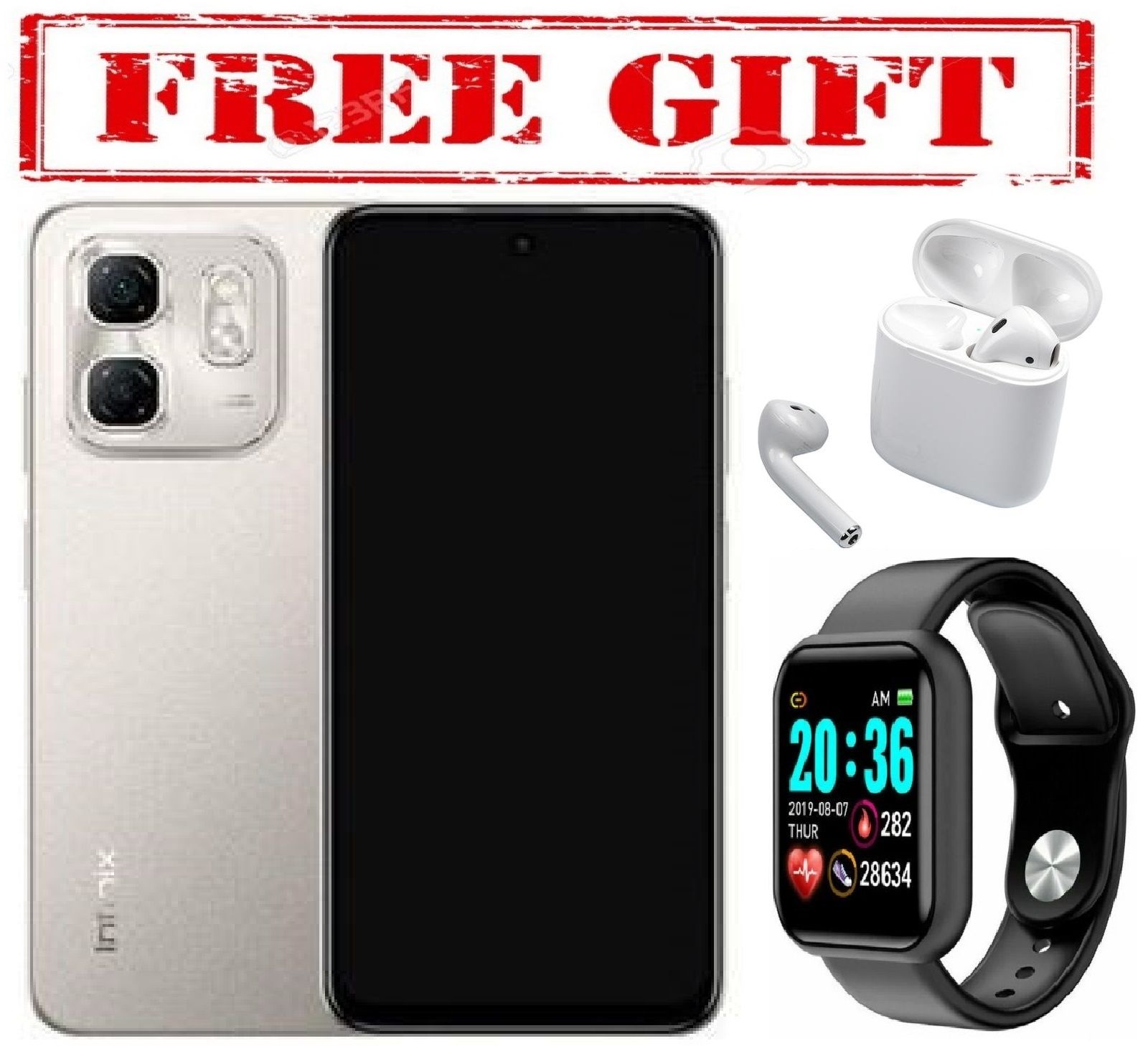 BLACK FRIDAY DEALS  BRAND NEW Infinix HOT 50i, Display Screen 6.7" HD -6GB RAM (Expandable up to 12GB) + 128GB ROM-DUAL SIM -5000mAh  COMES WITH FREE GIFTS ( AIRPODS + SMART WATCH) FOR YOU