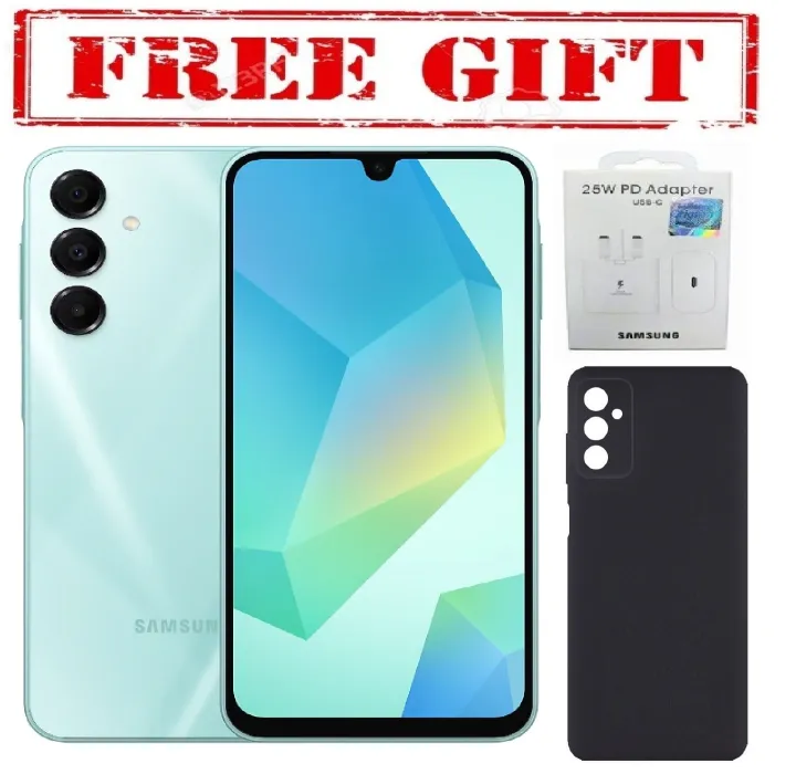 NEW ARRIVAL BRAND NEW SAMSUNG GALAXY A16,  6.7'' HD+, 4GB RAM + 128GB ROM, DUAL SIM, 50MP, 5000mAh  COMES WITH FREE GIFTS (C TO C HEADER  + SILICONE COVER  ) FOR YOU