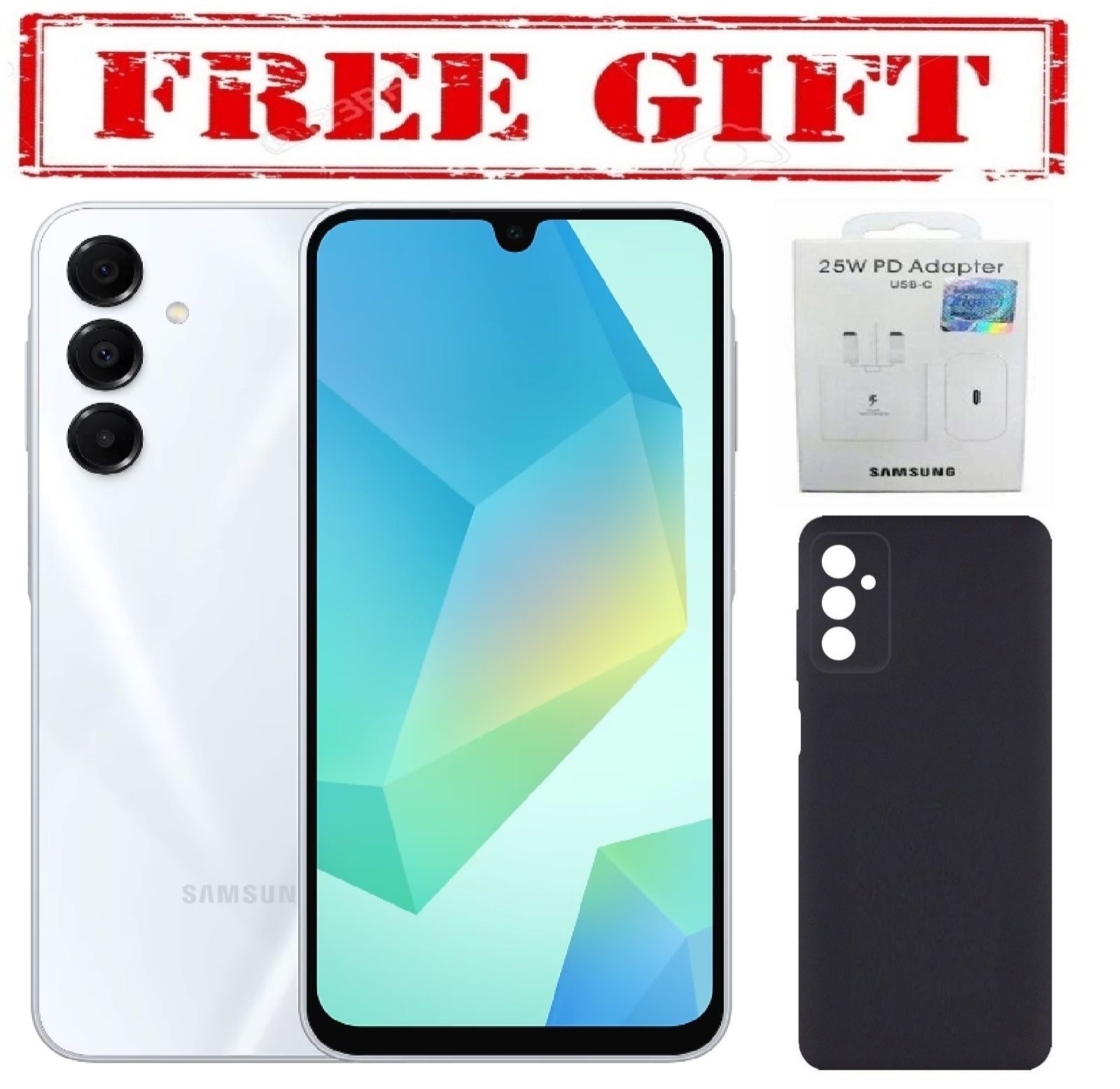 END MONTH OFFERS !!!!BRAND NEW SAMSUNG GALAXY A16, 6.7'' HD+, 8GB RAM + 256GB ROM, DUAL SIM, 50MP, 5000mAh  COMES WITH FREE GIFTS (C TO C HEADER  + SILICONE COVER  ) FOR YOU