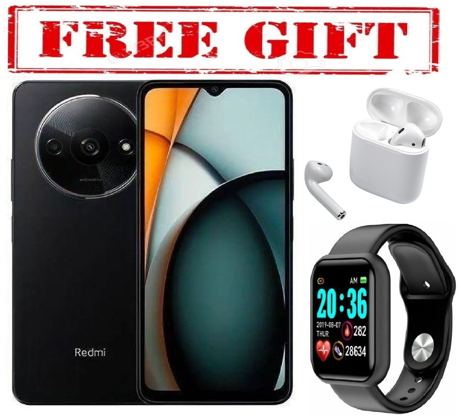 LIMITED DISCOUNT !!! BRAND NEW XIAOMI Redmi A3x, 6.71", 64GB + 3GB RAM (Dual SIM), 5000mAh, COMES WITH FREE GIFTS ( AIRPODS + SMART WATCH) FOR YOU