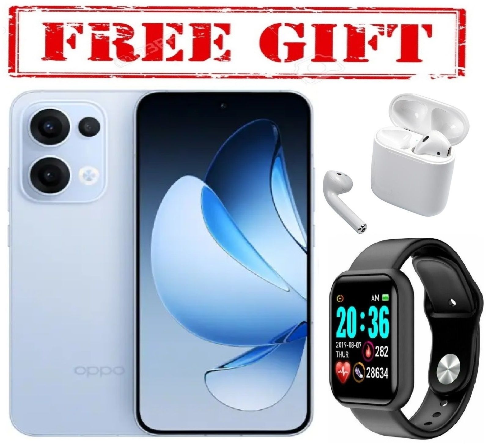 LIMITED  DISCOUNT !!!BRAND NEW Oppo Reno 13f , 12GB RAM 256GB ROM 5,600mAh, 80W COMES WITH FREE GIFTS ( AIRPODS + SMART WATCH) FOR YOU