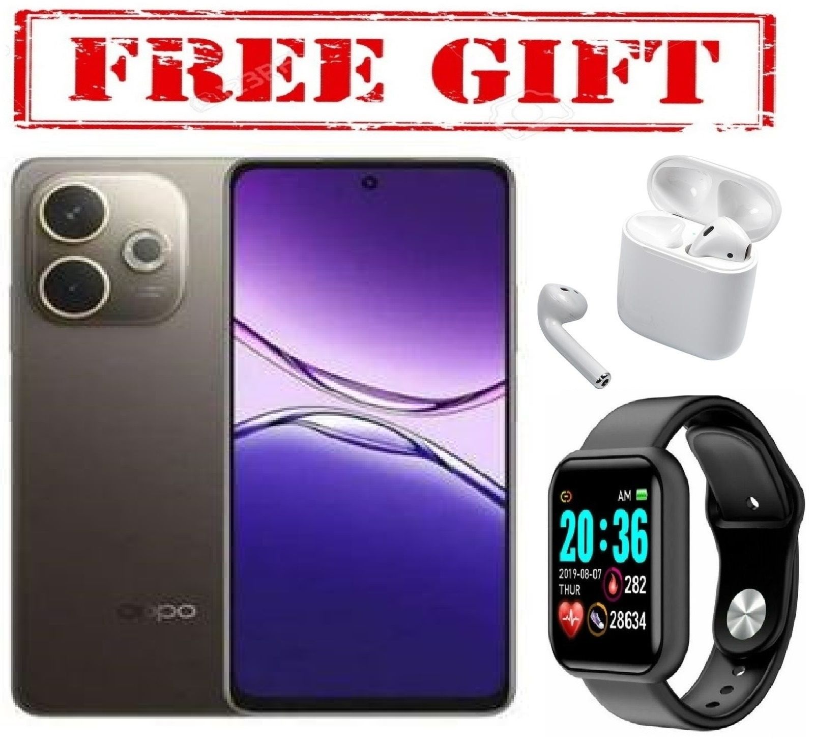 LIMITED OFFER !!!! BRAND NEW !! Oppo A5 Pro"6.67 Inches,256GB Storage,8GB RAM,50 MP Camera,5800Mah Battery COMES WITH FREE GIFTS ( AIRPODS + SMART WATCH) FOR YOU