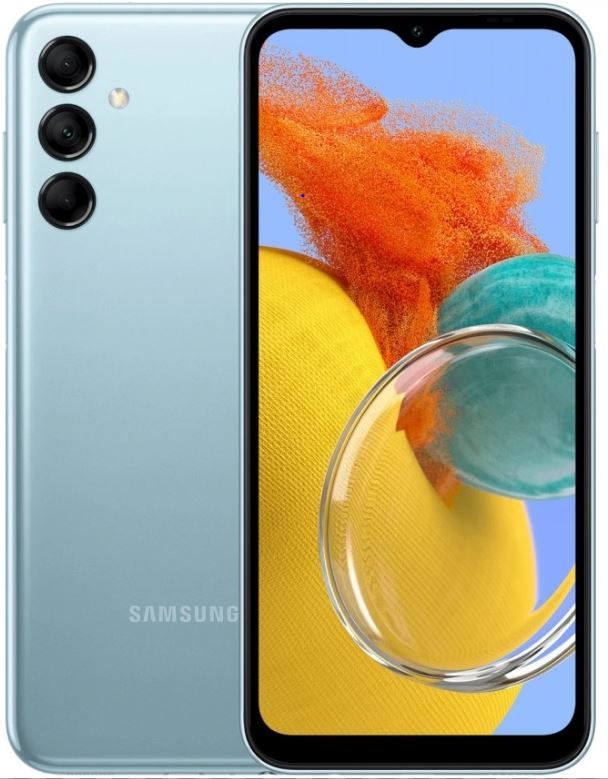 LIMITED DISCOUNT!! Brand New Samsung Galaxy M14 4/64 |Android v13|6.6 inches, 1080 x 2408 px, 90 Hz Display with Water Drop Notch |6000 mAh Battery with 25W Fast Charging  smartphone