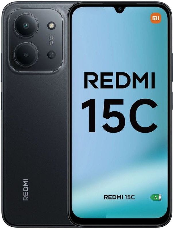 NEW ARRIVALS DEALS! REDMI 15C 256GB/128GB ROM + 16GB/8GB RAM EXPANDABLE  6.9'' LCD 50MP Main Camera 8MP selfie camera 6000mAh 33W Fast Charger Android 15 Side Fingerprint -Smartphones Side fingerprint