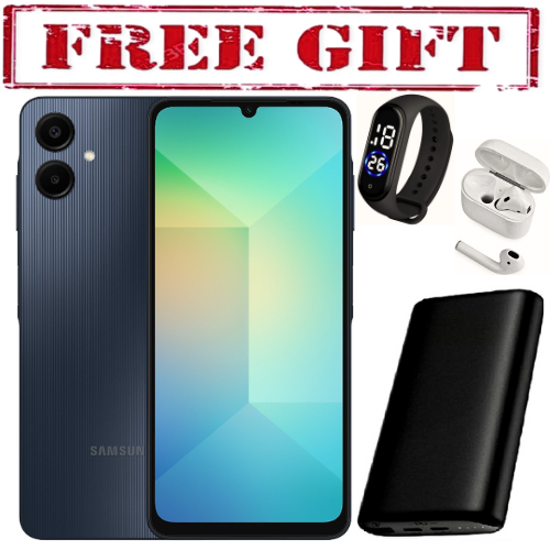 LIMITED OFFER!!BRAND NEW Samsung Galaxy A06 128GB/64GB +4GB 50MP Camera 6.7" 90Hz MTK Helio G85 (12nm) 5000mAh 25W Type-C Charge Android 14 Side Fingerprint Unlock phone Smart Phone+FREE GIFTS