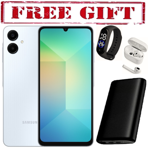 LIMITED OFFER!!BRAND NEW Samsung Galaxy A06 128GB/64GB +4GB 50MP Camera 6.7" 90Hz MTK Helio G85 (12nm) 5000mAh 25W Type-C Charge Android 14 Side Fingerprint Unlock phone Smart Phone+FREE GIFTS