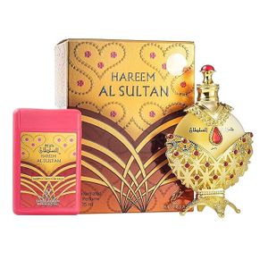 Khadlaj Hareem Al Sultan Gold Concentrated Perfume Oil + Free Spray