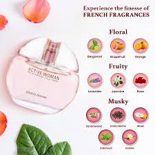 Chris Adams Perfumes Active Woman Pour Femme Eau De Perfume For Women, 80 ml