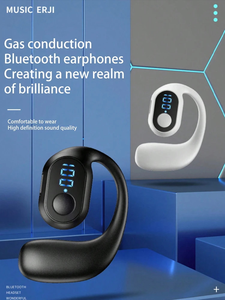 PAFEL A3 Bluetooth Earphone air conduction hanging wireless earbuds stereo high-definition waterproof 90mAh ultra long endurance Bluetooth sports earpods