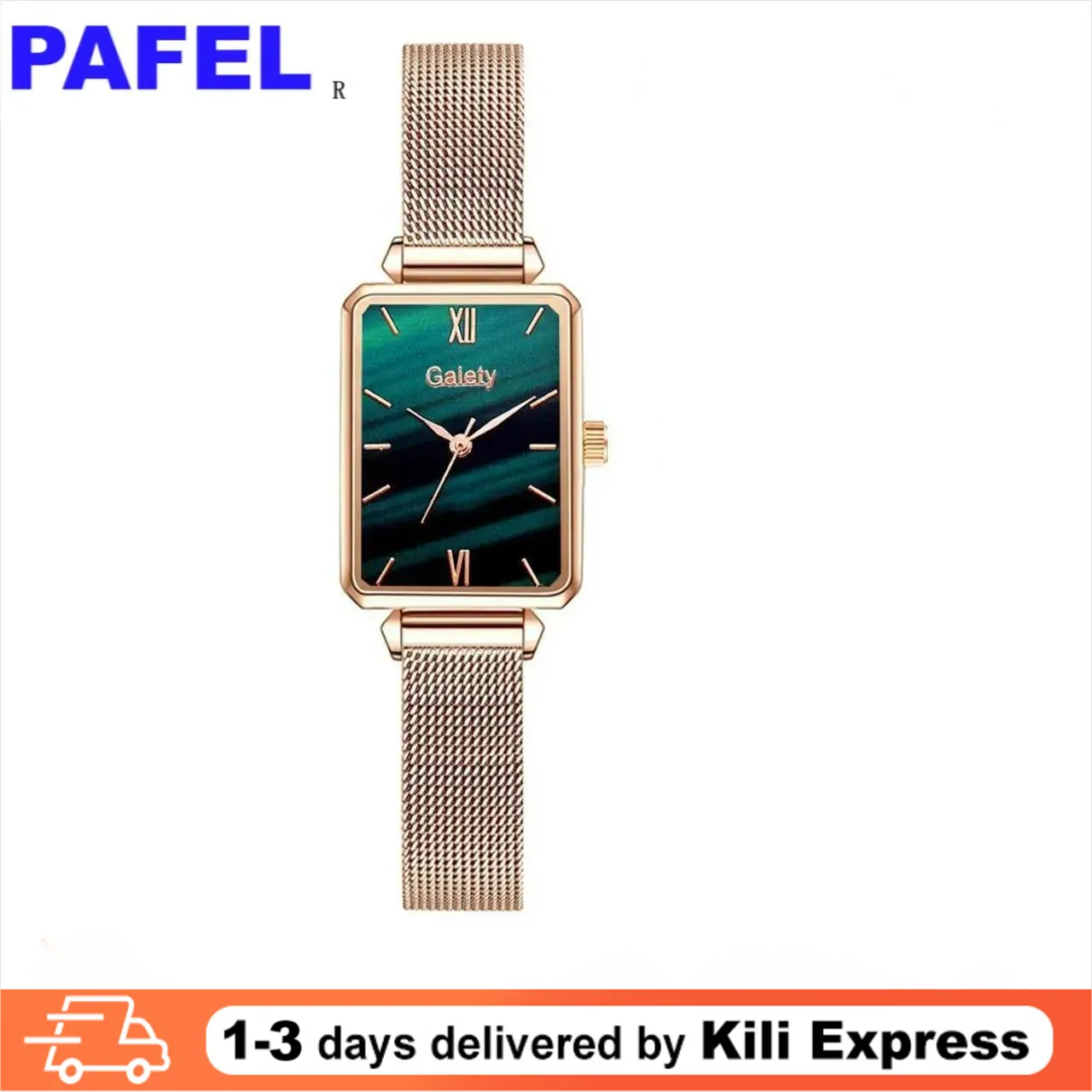 PAFEL New Women's Fashion Watch Leather Strap Steel Strap Quartz Watch Business Watch Jewelry Exquisite Dial