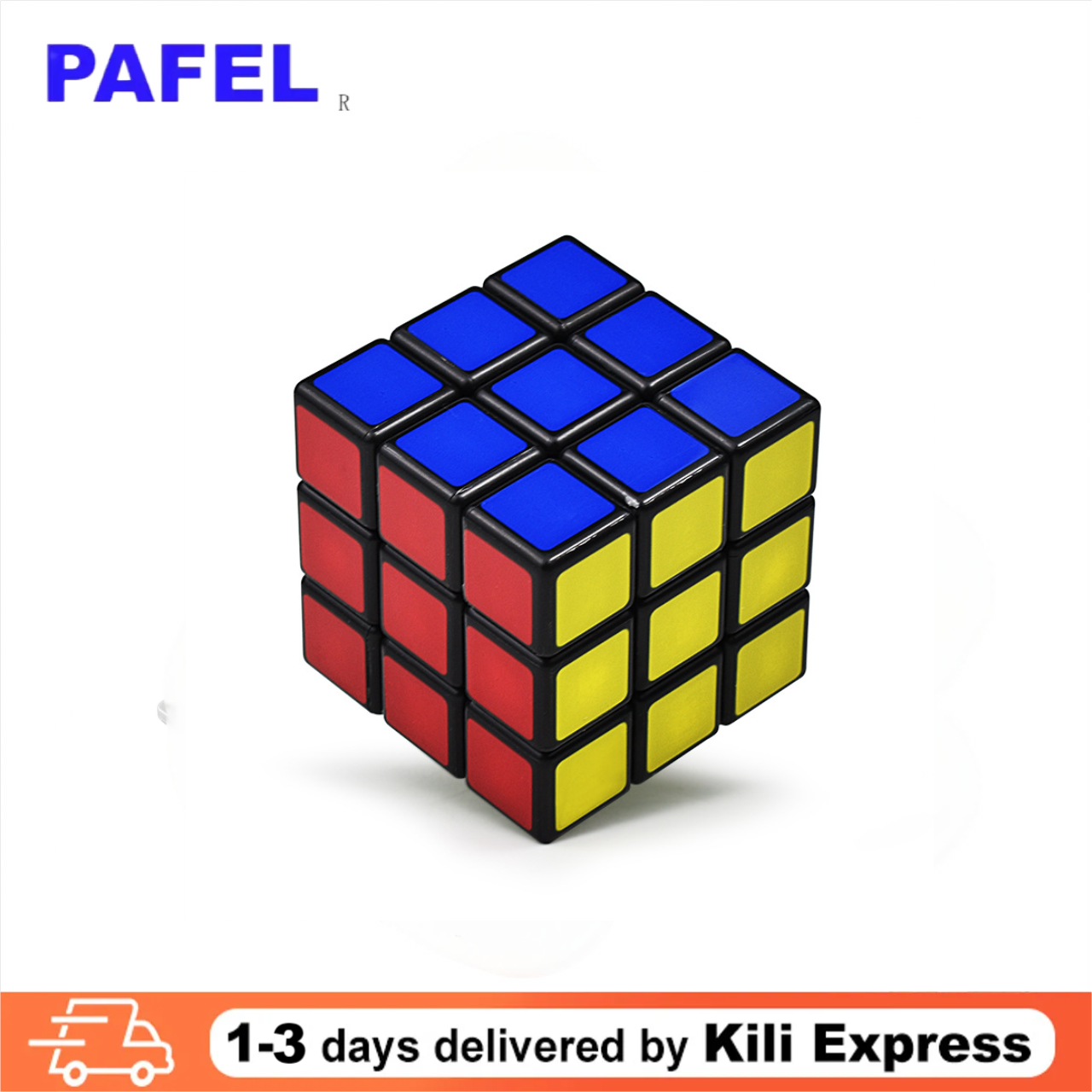 PADEL High Quality Professional Rubik's Cube 3x3x3 Quick Turn Rubik's Cube Pocket Puzzle Durable Design Rubik's Cube for Kids to Improve Cognitive Skills Perfect Toy Gift