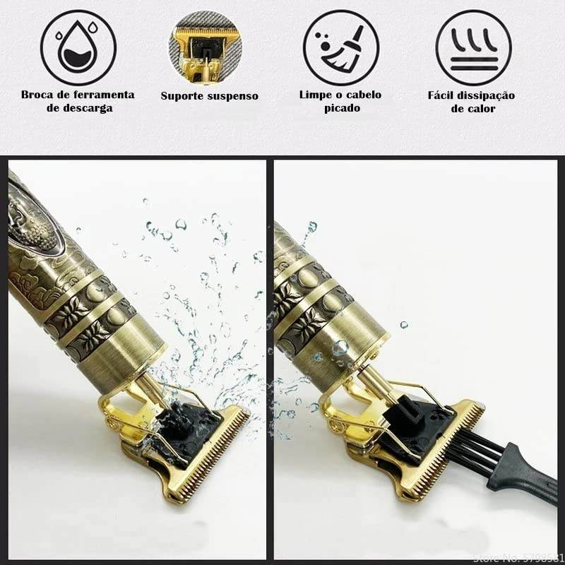 PAFEL professional hair clipper, electric hair clipper wireless shaver metal hair clipper men women Hair Cutting rechargeable hair clipper