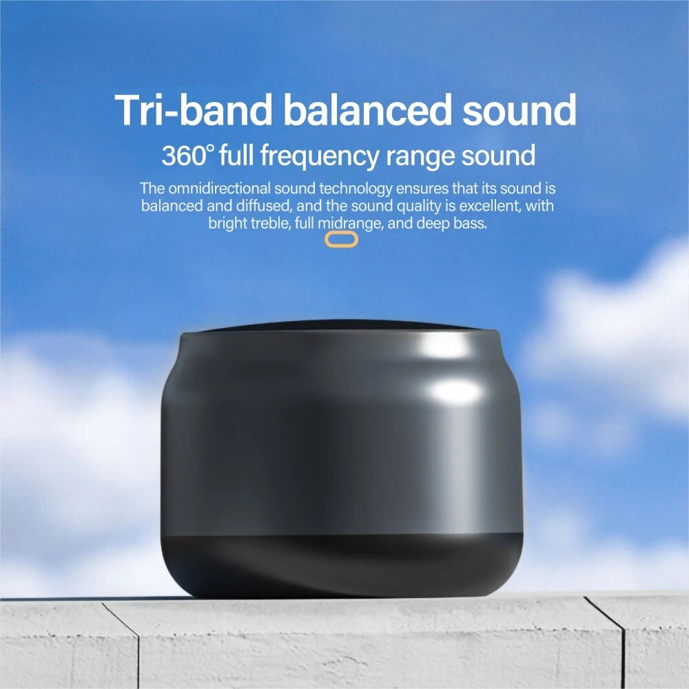PAFEL K30 Bluetooth Speaker True Wireless Metal HD Stereo Outdoor Sports Super Low Bass 1200mAh High Battery Audio Music Wireless Bluetooth Speaker