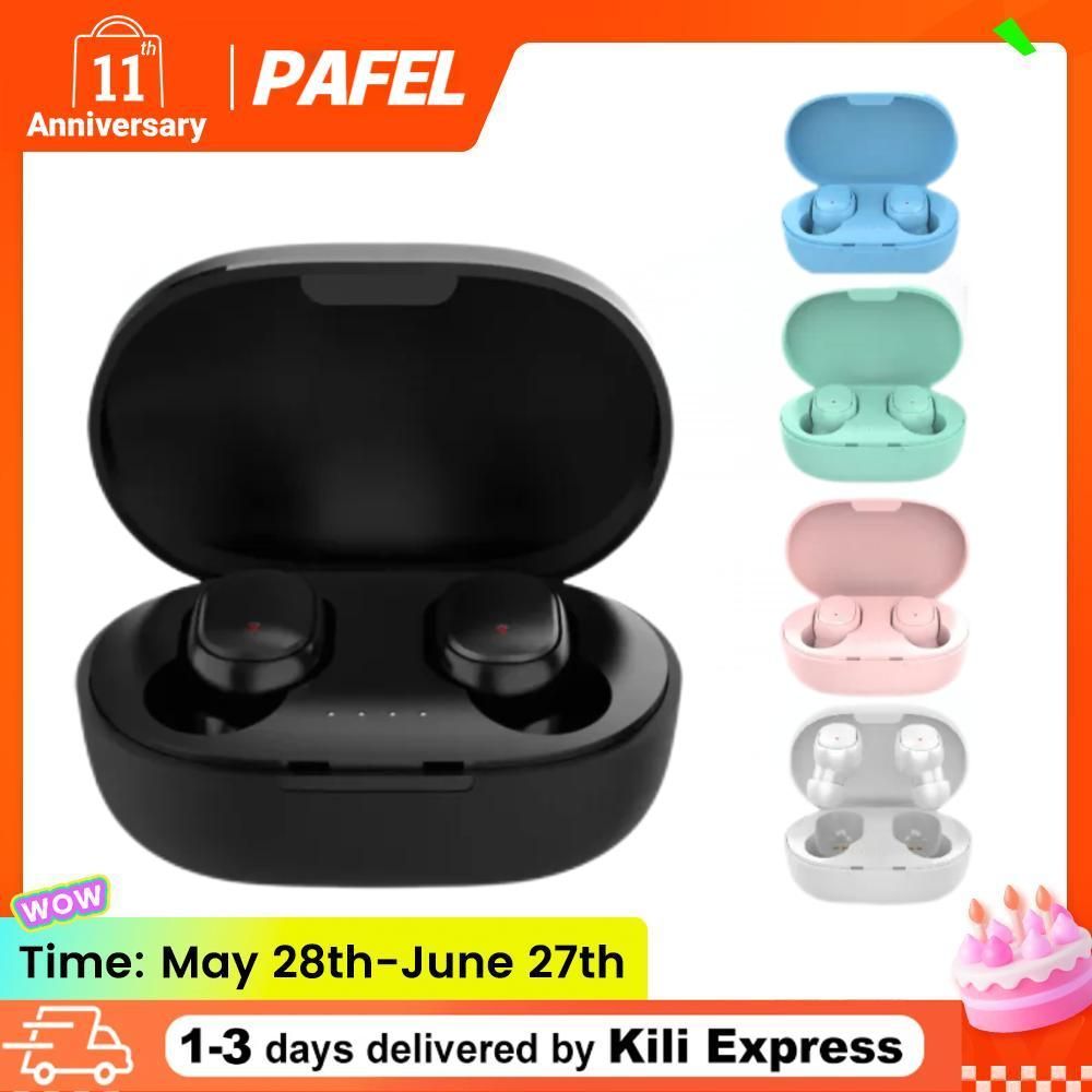 PAFEL A6S earphone TWS Wireless Bluetooth earpods Suitable for Mobile Phones Sports Music Portable Mini Wireless Headset In-Ear Noise Canceling Wireless Earbuds