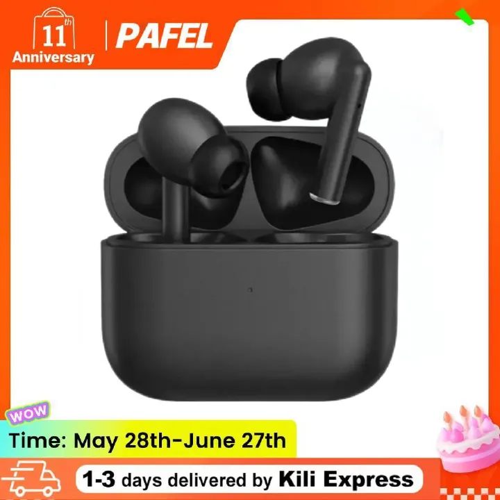 PAFEL Pro 3MAX earphone Wireless TWS earPods Headphones Stereo Earbuds Touch Bluetooth 5.0 for iPhone Android Super Bass High Sound Quality Bluetooth earphones