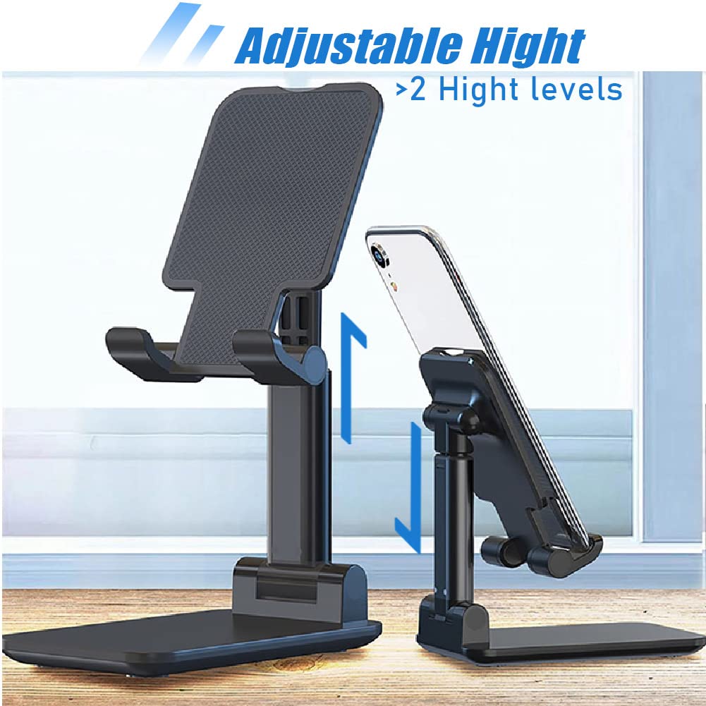 PAFEL Mobile Phones Stand Foldable Adjustable Stand Multifunctional Stable Mobile Phone Tablet Metal Stand