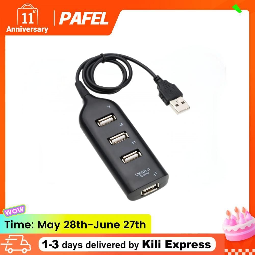 PAFEL USB Hub USB Splitter 4-Port USB 2.0 Multi-Hub Expansion Desktop Laptop Full System Compatible Adapter USB Hubs