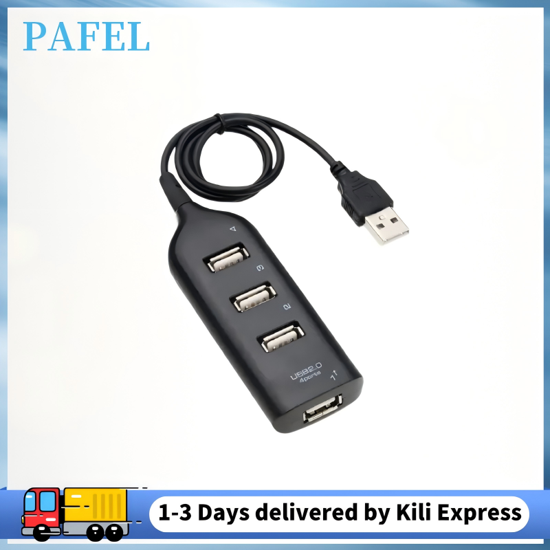 PAFEL USB Hub USB Splitter 4-Port USB 2.0 Multi-Hub Expansion Desktop Laptop Full System Compatible Adapter USB Hubs