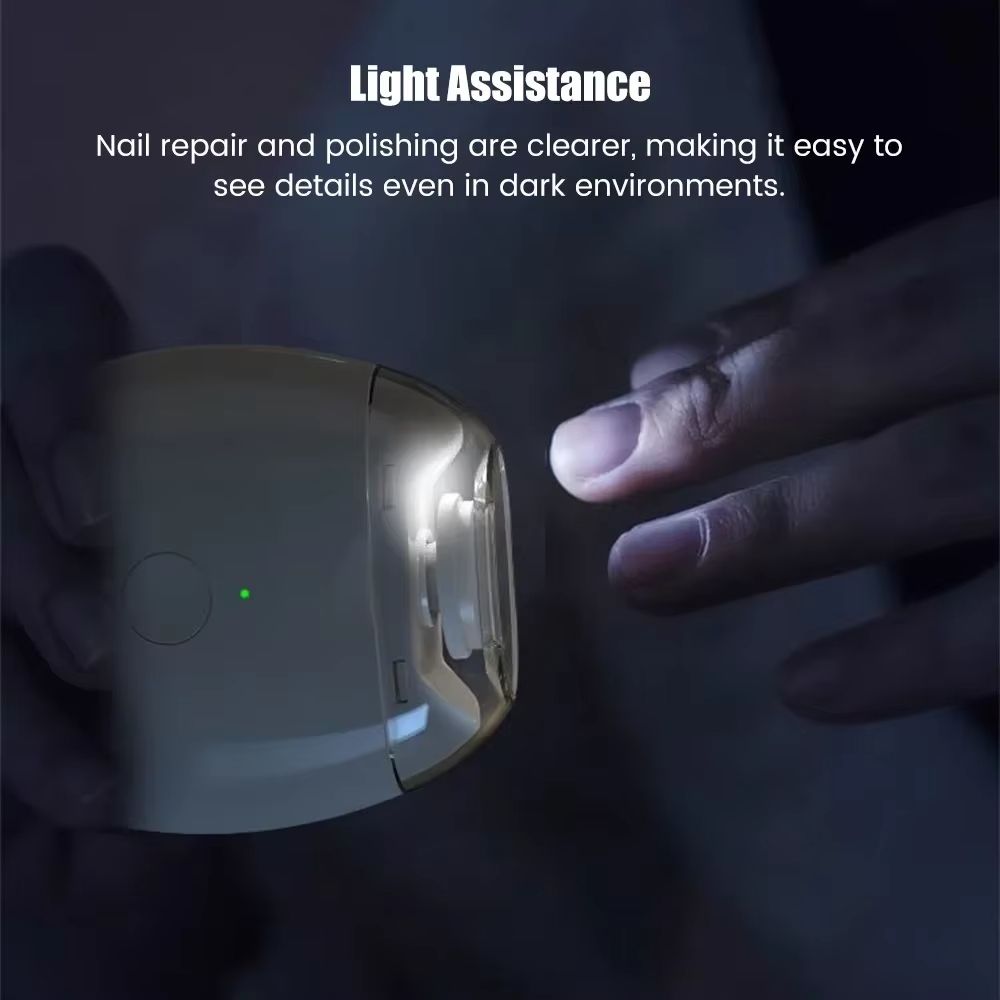 PAFEL Electric Nail Clipper Nail Grinding Machine Professional Nail Care Comfortable Rechargeable 3-speed Nail Clipper Portable Multi functional Beauty Nail Trimming Tool