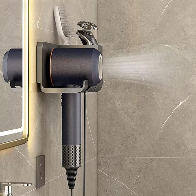 PAFEL Shower Bathroom Furniture Kitchen Storage Rack Large Capacity Household Storage rack hair dryer holder lightweight storage rack hair dryer holder furniture kitchen bathroom storage rack