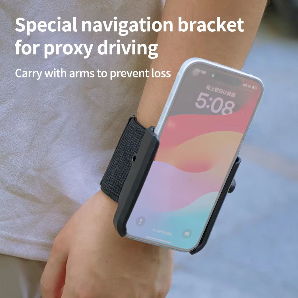 PAFEL Phone holder Portable Wristband Phone Mount Armband Anti Slip Mount 360° Rotating Phone Wrist Bag Arm Bag for Running Cycling Hiking Biking phone stand